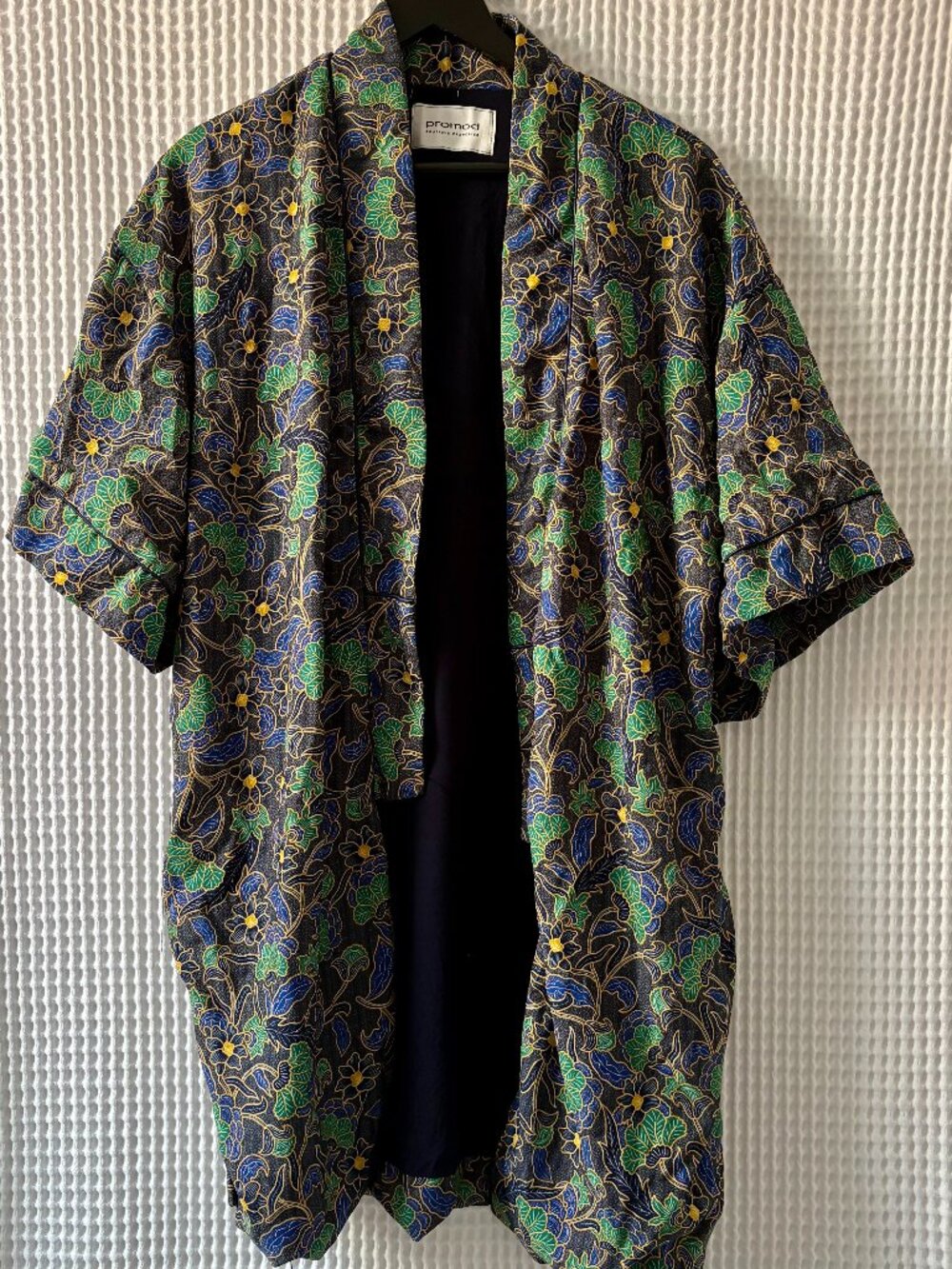 Promod floral kimono style duster robe coverup layering piece women's 4 [READ]